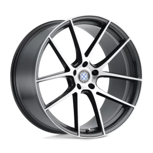 Beyern RITZ GLOSS GUNMETAL W BRUSHED FACE | 24 hours tires shop near me